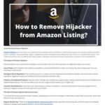 Advanced Strategies To Remove Hijackers On Amazon And Safeguard Your Business